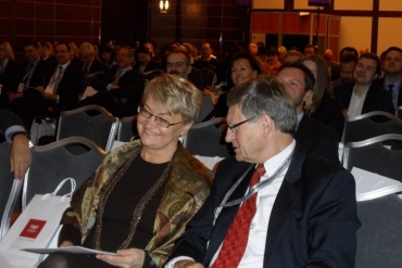 Henryka Bochniarz i Leszek Balcerowicz, Konferencja IBA 22.11.2012 r.