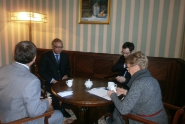 Spotkanie z ambasadorem Pakistanu w siedzibie Lewiatana, 6 grudnia 2012 r.