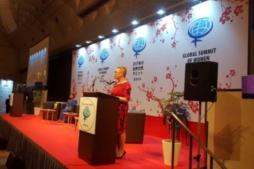 Henryka Bochniarz na Global Summit of Women
