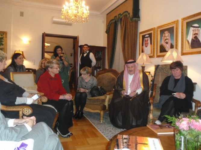 Spotkanie z ambasadorem Arabii Saudyjskiej, Panem Waleedem Taher Radwan, 4 grudnia 2012 r.
